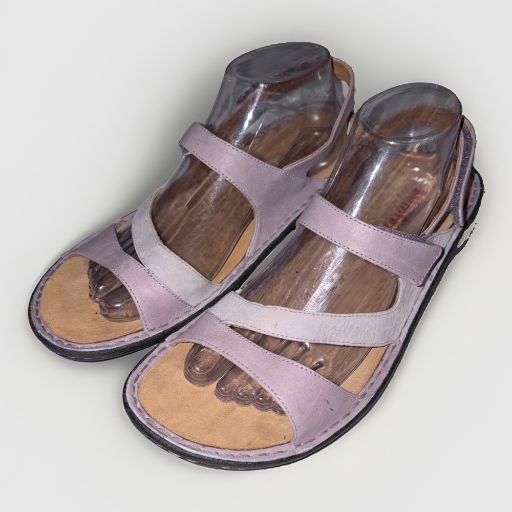 Zumfoot Womens Comfort Straps Purple Sandals Size 41 EU Us Sz 10/ 9.5